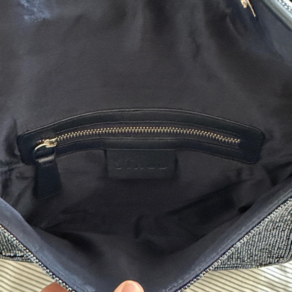 STAUD Navy Beaded Tommy Bag - Picture 9 of 10